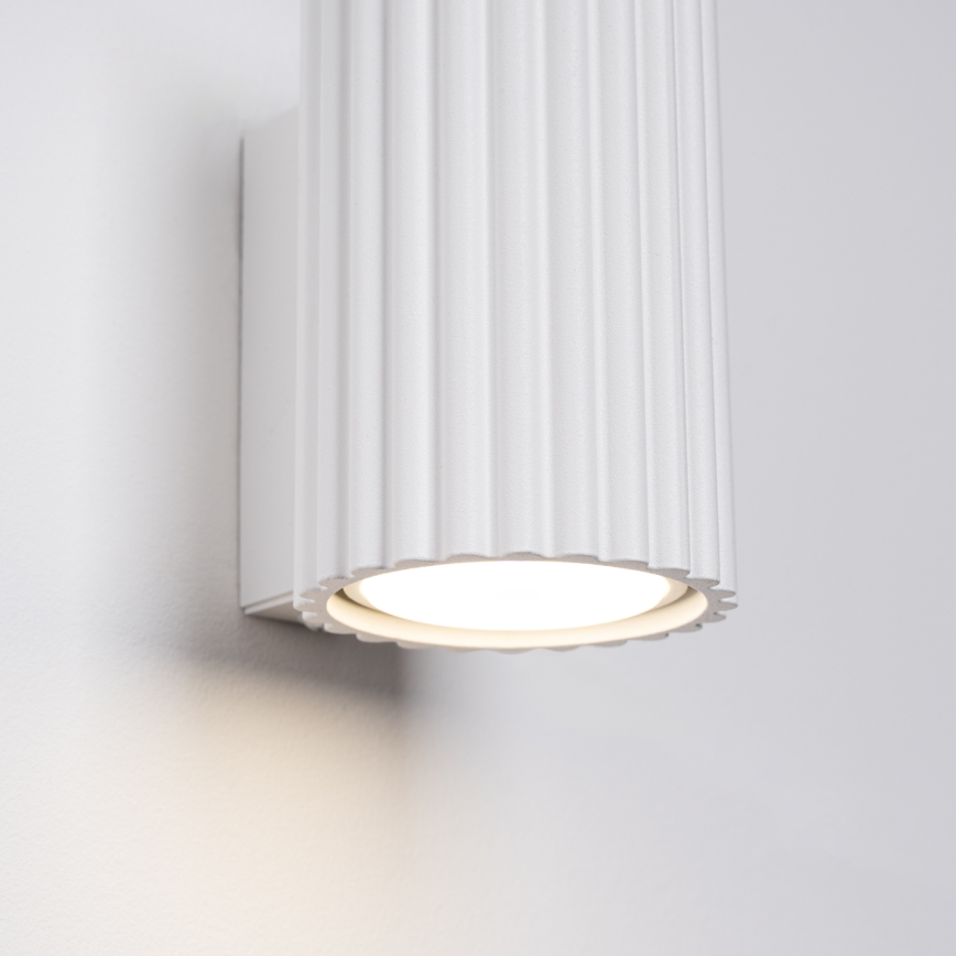 Brilagi - Applique murale LED CRESTO 1xGU10/10W/230V 10 cm blanche