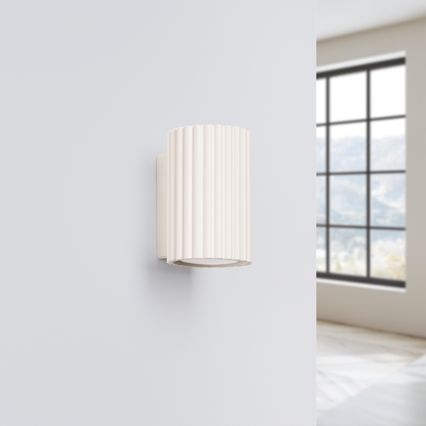 Brilagi - Applique murale LED CRESTO 1xGU10/10W/230V 10 cm crème