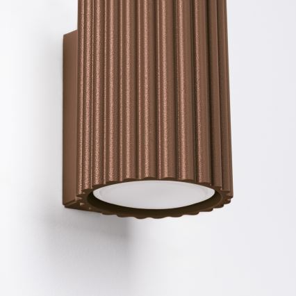 Brilagi - Applique murale LED CRESTO 1xGU10/10W/230V 10 cm marron