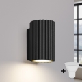 Brilagi - Applique murale LED CRESTO 1xGU10/10W/230V 10 cm noir