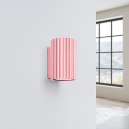 Brilagi - Applique murale LED CRESTO 1xGU10/10W/230V 10 cm rose