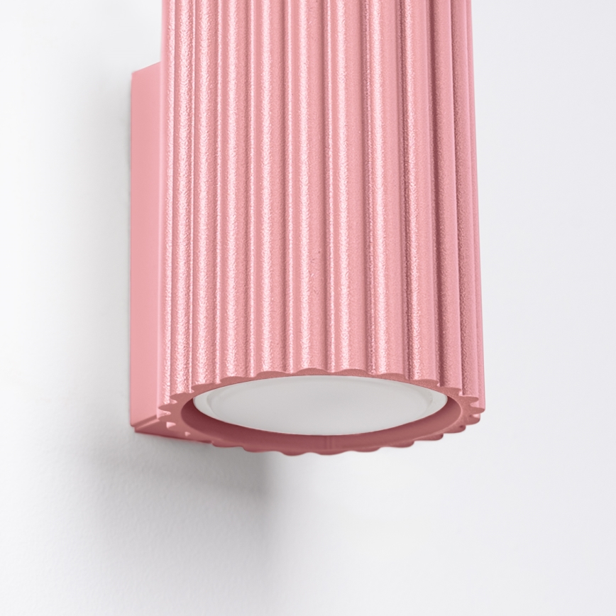 Brilagi - Applique murale LED CRESTO 1xGU10/10W/230V 10 cm rose