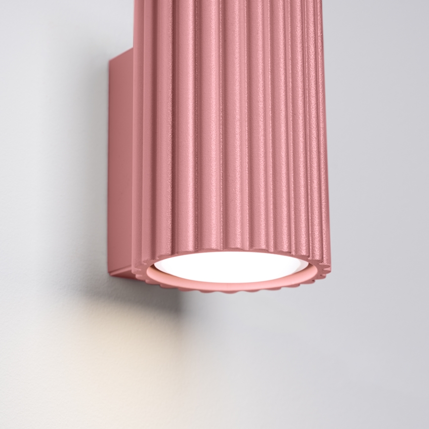 Brilagi - Applique murale LED CRESTO 1xGU10/10W/230V 10 cm rose