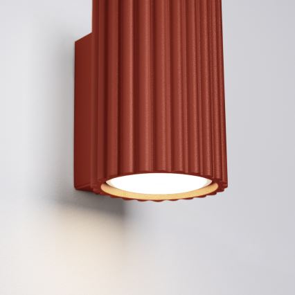 Brilagi - Applique murale LED CRESTO 1xGU10/10W/230V 10 cm rouge