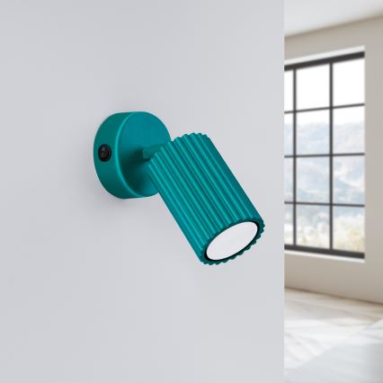 Brilagi - Applique murale LED CRESTO 1xGU10/10W/230V turquoise