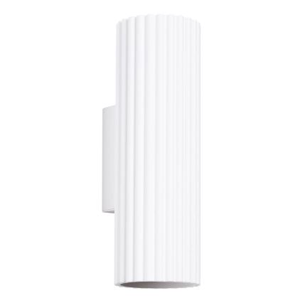 Brilagi - Applique murale LED CRESTO 2x GU10/10W/230V 20 cm blanche