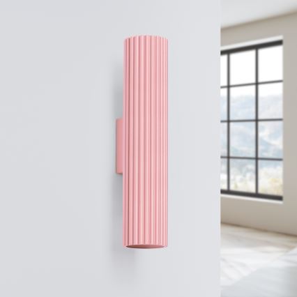 Brilagi - Applique murale LED CRESTO 2x GU10/10W/230V, 30 cm, rose