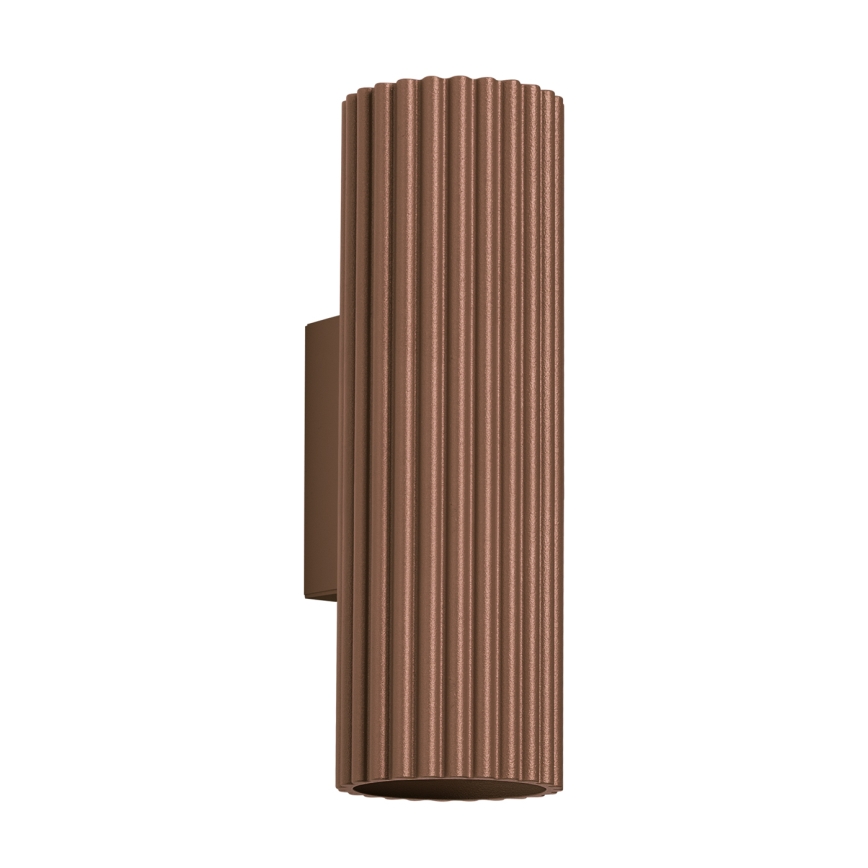 Brilagi - Applique murale LED CRESTO 2xGU10/10W/230V 20 cm brune