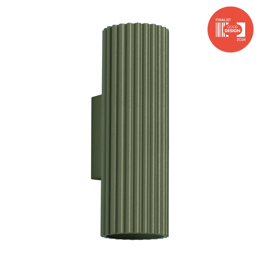 Brilagi - Applique murale LED CRESTO 2xGU10/10W/230V 20 cm verte