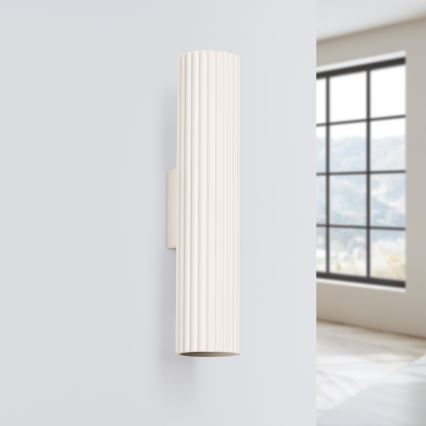 Brilagi - Applique murale LED CRESTO 2xGU10/10W/230V 30 cm crème
