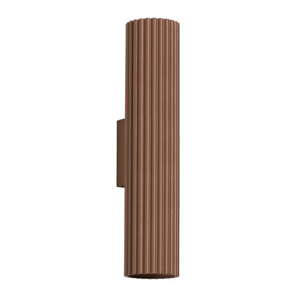 Brilagi - Applique murale LED CRESTO 2xGU10/10W/230V 30 cm marron