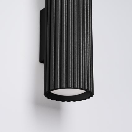 Brilagi - Applique murale LED CRESTO 2xGU10/10W/230V 30 cm noire