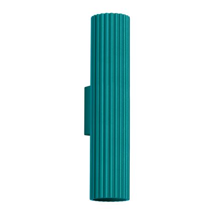 Brilagi - Applique murale LED CRESTO 2xGU10/10W/230V 30 cm turquoise