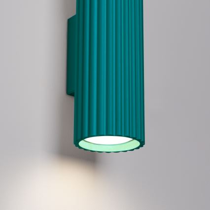 Brilagi - Applique murale LED CRESTO 2xGU10/10W/230V 30 cm turquoise