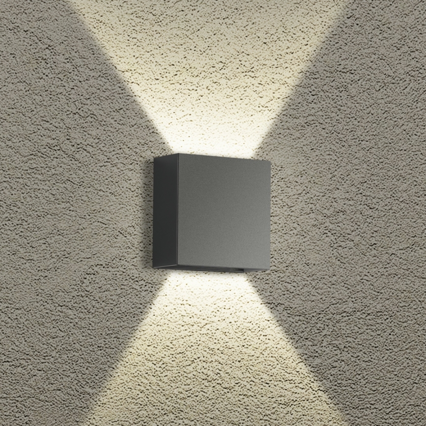 Brilagi - Applique murale LED d'extérieur DOUBLERAY LED/4W/230V anthracite IP65