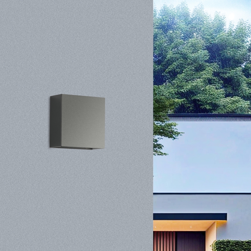 Brilagi - Applique murale LED d'extérieur DOUBLERAY LED/4W/230V anthracite IP65