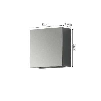 Brilagi - Applique murale LED d'extérieur DOUBLERAY LED/4W/230V anthracite IP65