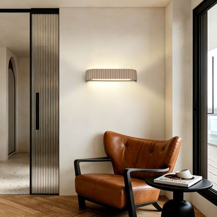 BRILAGI - Applique murale LED dimmable FALCON MODERN LED/14W/230V 3000-6000K 40 cm beige + télécommande