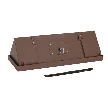 Brilagi - Applique murale d'extérieur LED TRIANGLE, 42W/230V, 3000/4000/6500K, 45 cm, marron, IP65