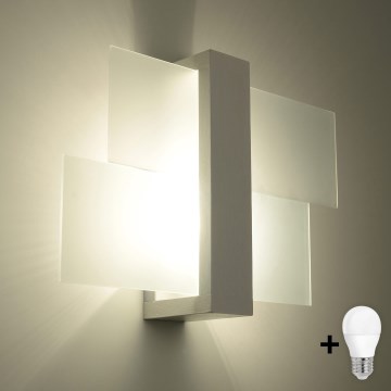 Brilagi -  Applique murale LED HERA 1xE27/7,5W/230V blanc