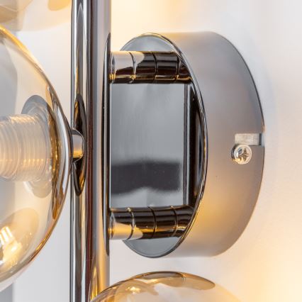 Brilagi - Applique murale LED MILLA 3xG9/3W/230V noir chromé/doré