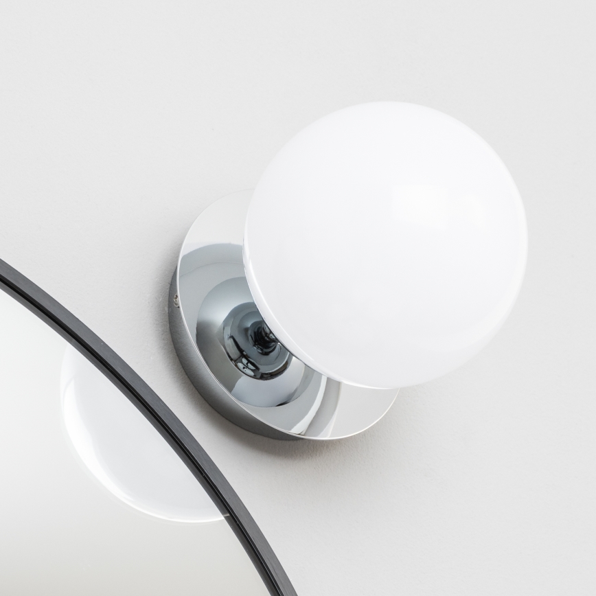 Brilagi - Applique murale LED BALL, 6W, 230V, 3000/4000/6500K, IP44, chrome brillant