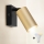 Brilagi - Applique murale LED RGBW dimmable SELE 1xGU10/6,5W/230V 2700-6500K noire/dorée
