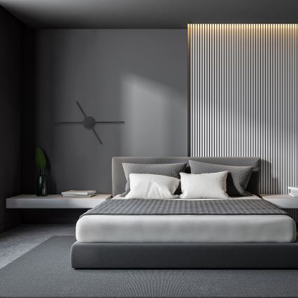Brilagi - Applique murale LUGO QUATTRO LED/16W/230V noir