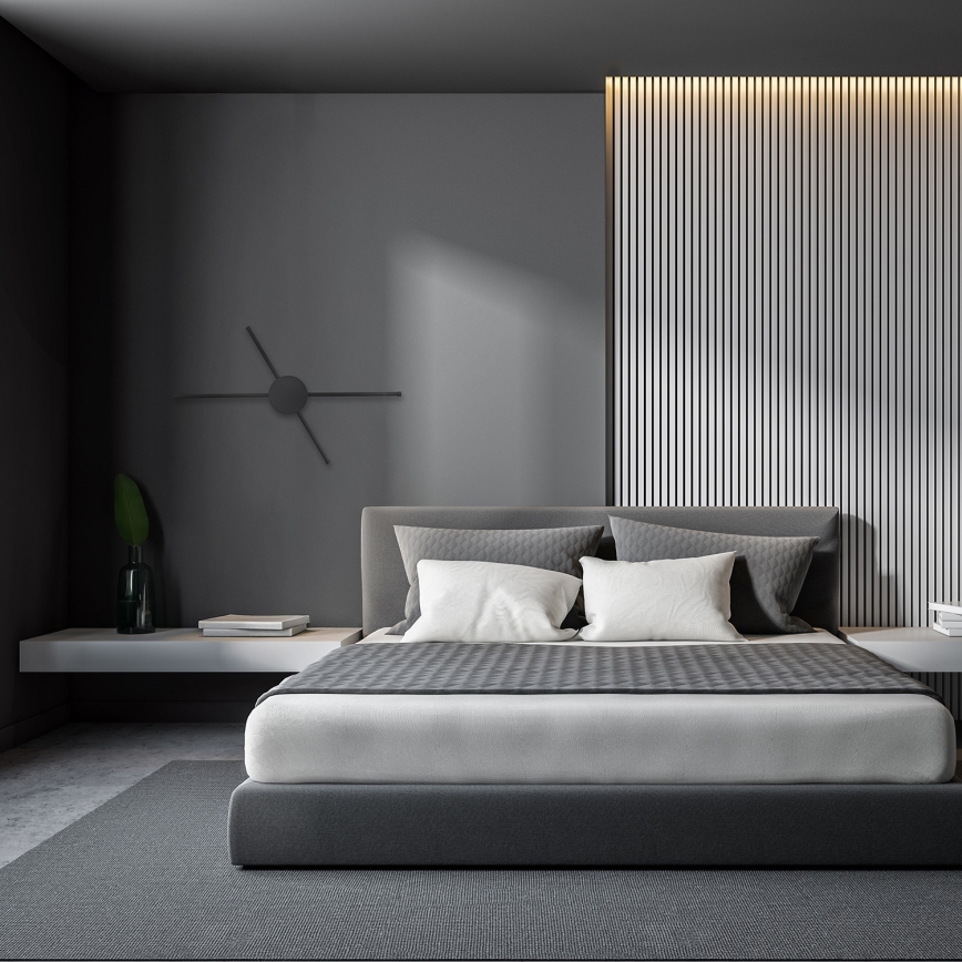 Brilagi - Applique murale LUGO QUATTRO LED/16W/230V noir