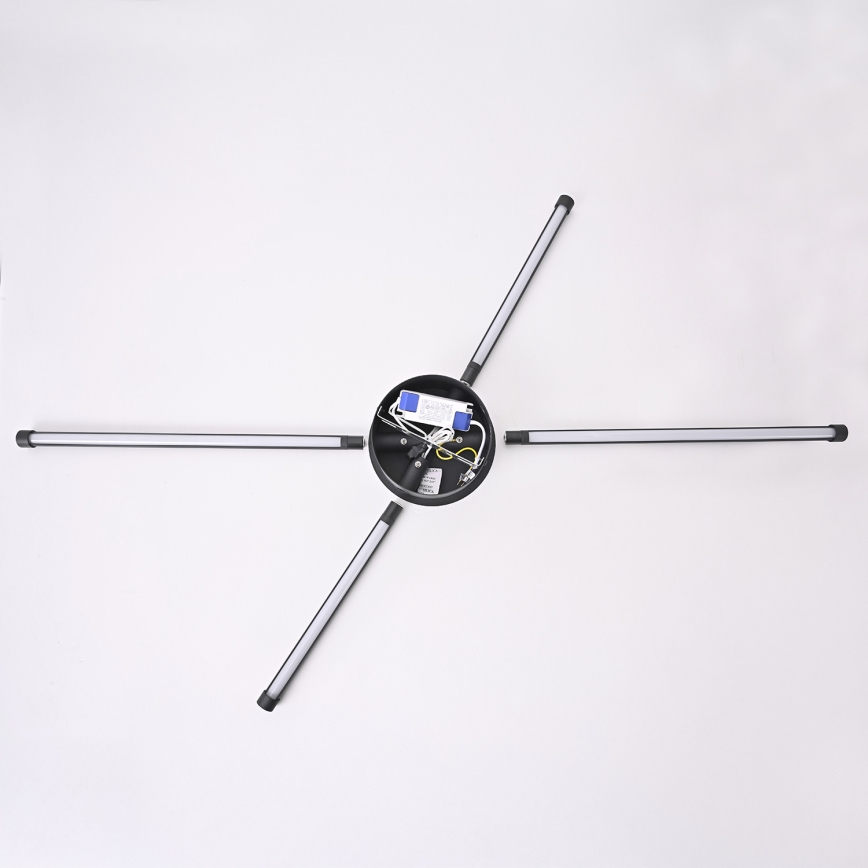 Brilagi - Applique murale LUGO QUATTRO LED/16W/230V noir