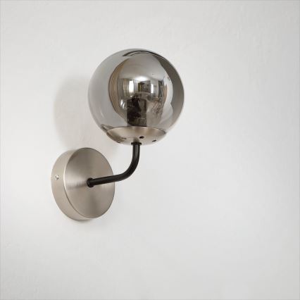 Brilagi - Applique murale MALIVA 1xE14/15W/230V chrome mat/fumé