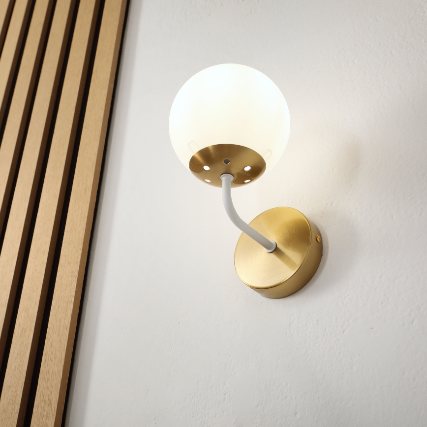 Brilagi - Applique murale MALIVA 1xE14/15W/230V dorée/blanche