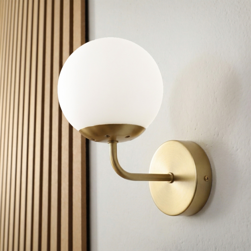 Brilagi - Applique murale MALIVA 1xE14/15W/230V dorée/blanche