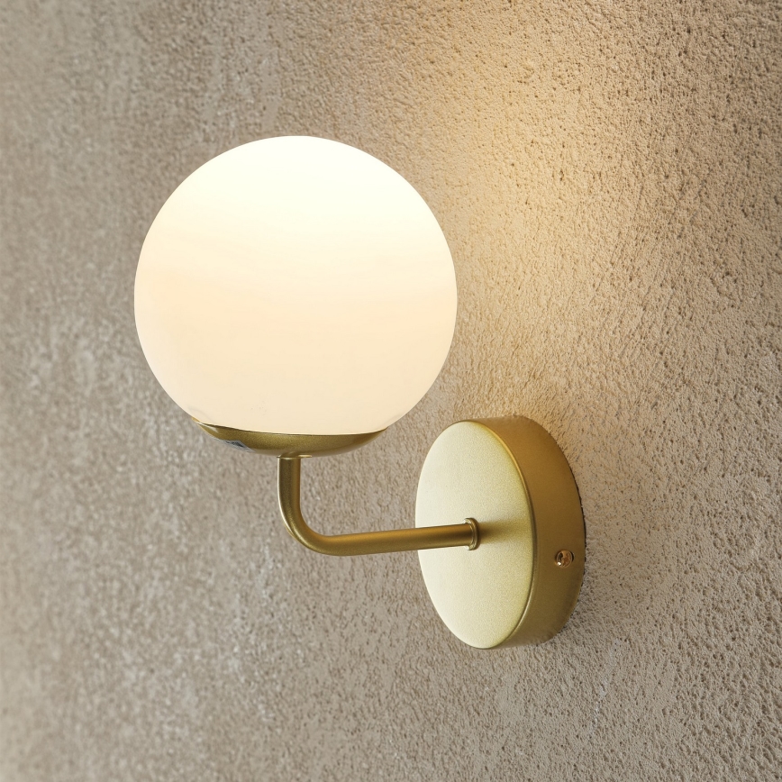 Brilagi - Applique murale MALIVA 1xE14/15W/230V dorée/blanche