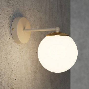 Brilagi - Applique murale MILO ECRU 1xE27/60W/230V beige/doré