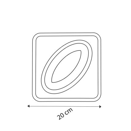 Brilagi - Applique murale MODERN MINI LED/32W/230V 3000/4000/6000K