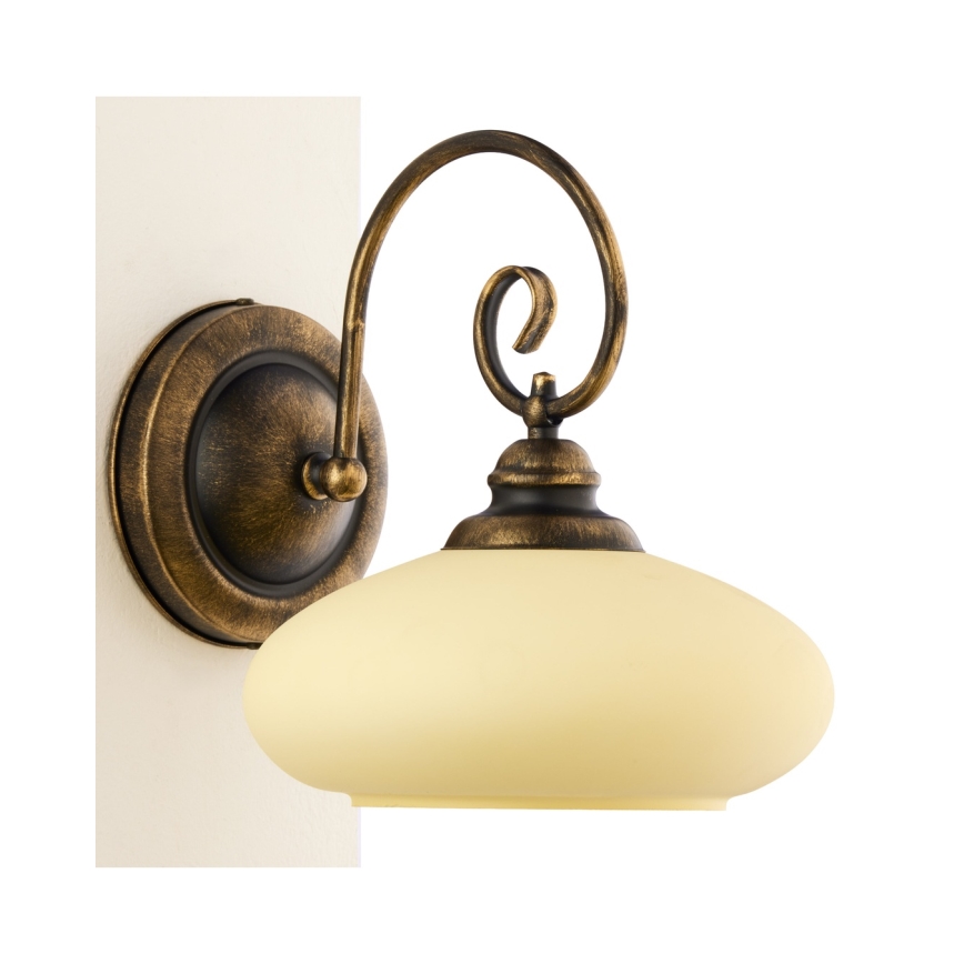Brilagi - Applique murale MOLLERO 1xE27/15W/230V bronze/patine