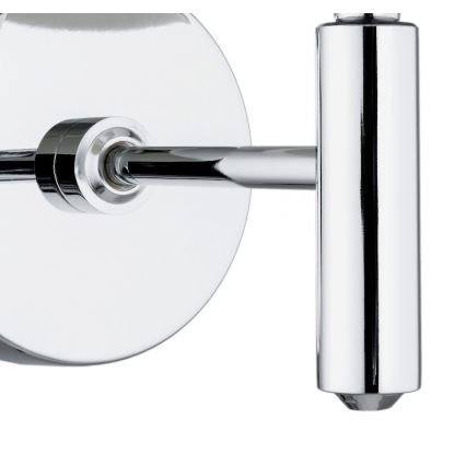 Brilagi - Applique murale MONTE 1xE27/15W/230V beige/chrome brillant