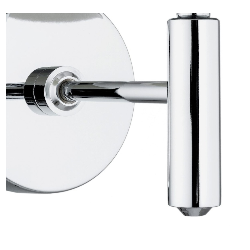Brilagi - Applique murale MONTE 1xE27/15W/230V beige/chrome brillant