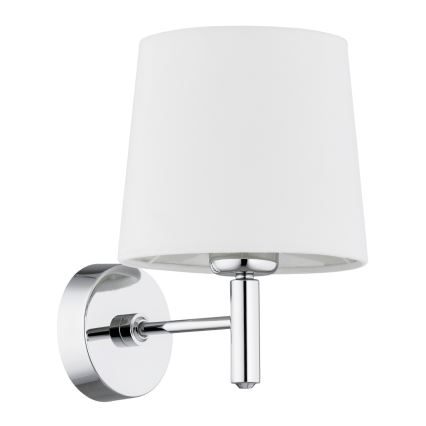 Brilagi - Applique murale MONTE 1xE27/15W/230V crème/chrome brillant