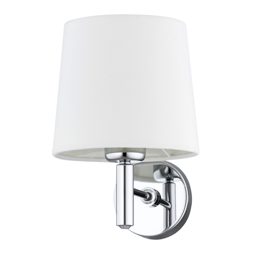 Brilagi - Applique murale MONTE 1xE27/15W/230V crème/chrome brillant