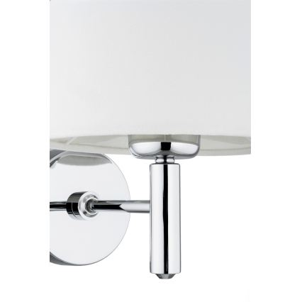 Brilagi - Applique murale MONTE 1xE27/15W/230V crème/chrome brillant