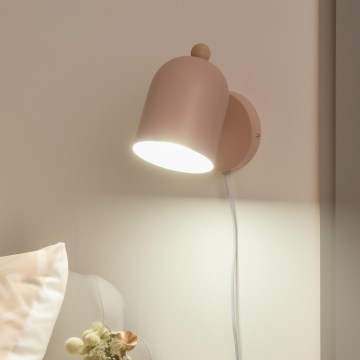 Brilagi - Applique murale orientable GALLION 1xE27/15W/230V rose