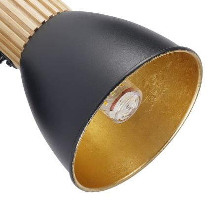 Brilagi - Applique murale orientable ODENSE 1xE14/10W/230V bois/noir