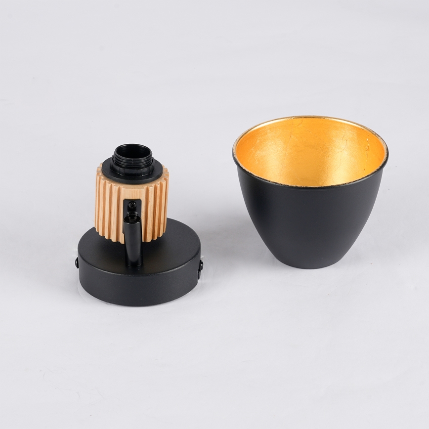 Brilagi - Applique murale orientable ODENSE 1xE14/10W/230V hévéa/noir