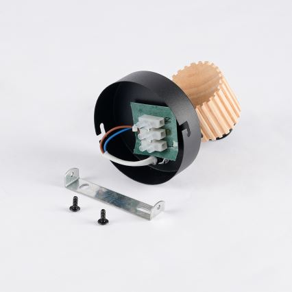 Brilagi - Applique murale orientable ODENSE 1xE14/10W/230V hévéa/noir