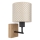 Brilagi - Applique murale pour enfant BOBO WOOD 1xE27/25W/230V chêne/noir/beige/à pois