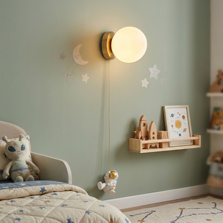 Brilagi - Applique murale pour enfants ASTRO 1xE14/15W/230V blanche