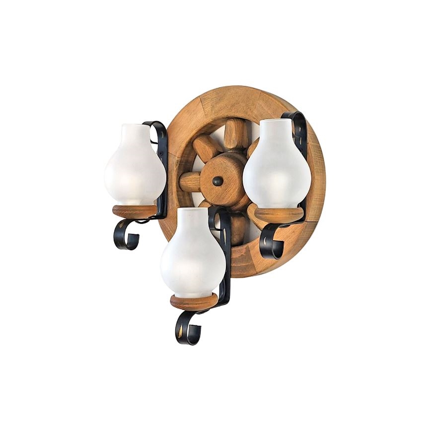 Brilagi - Applique murale ROATA APLICA 3xE14/40W/230V hêtre
