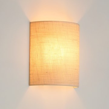 Brilagi - Applique murale SEMI 1xE27/15W/230V crème
